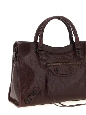 'Le City Bag M' handbag Woman BALENCIAGA Bordeaux
