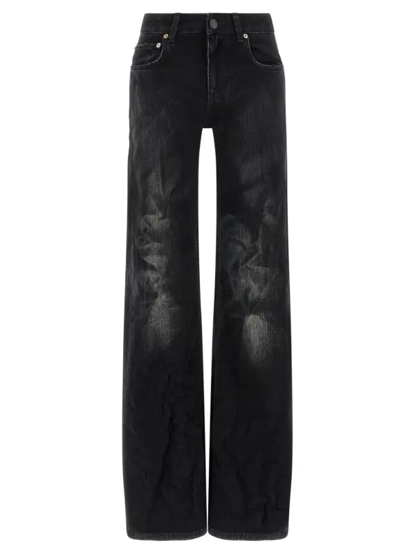 Wide leg jeans BALENCIAGA Black