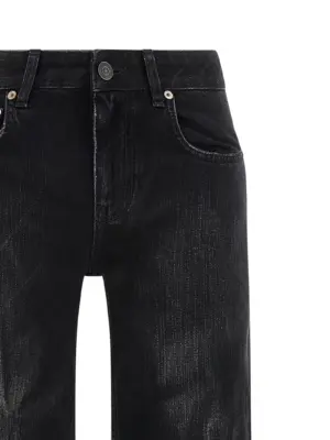 Wide leg jeans Woman BALENCIAGA Black