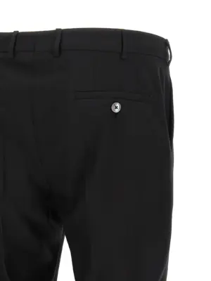 'linea Cerimonia' pants 100% wool PAL ZILERI Black
