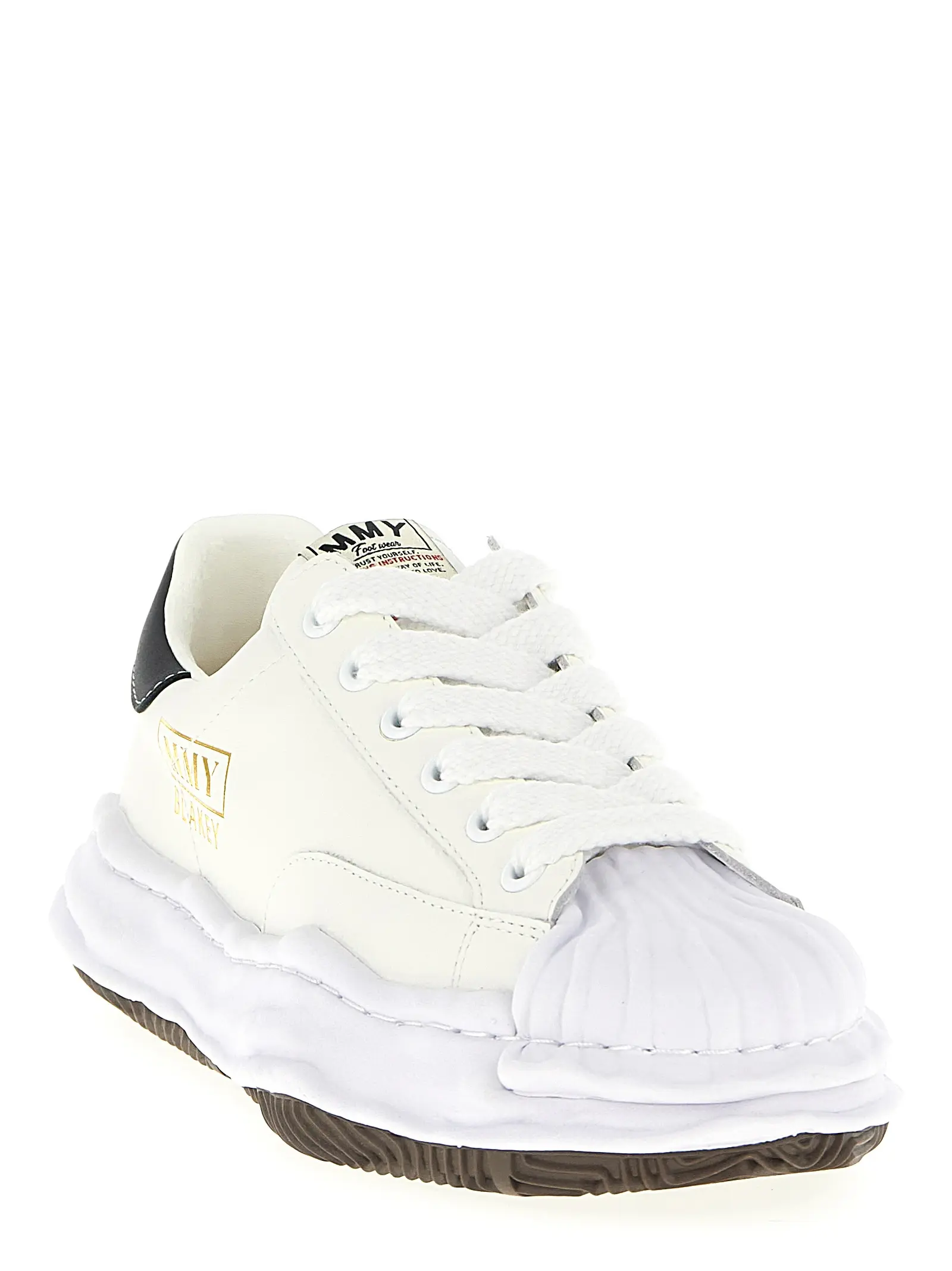 Кросівки Blakey Maison Mihara Yasuhiro Чорно-білі 2 'Blakey' sneakers A06FW702WHITE MAISON MIHARA YASUHIRO White/Black