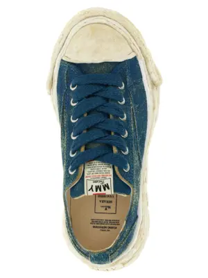 'Peterson23' sneakers 100% cow leather (Bos Taurus) MAISON MIHARA YASUHIRO Blue