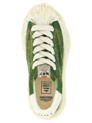 'Blakey' sneakers 100% cow leather (Bos Taurus) MAISON MIHARA YASUHIRO Green