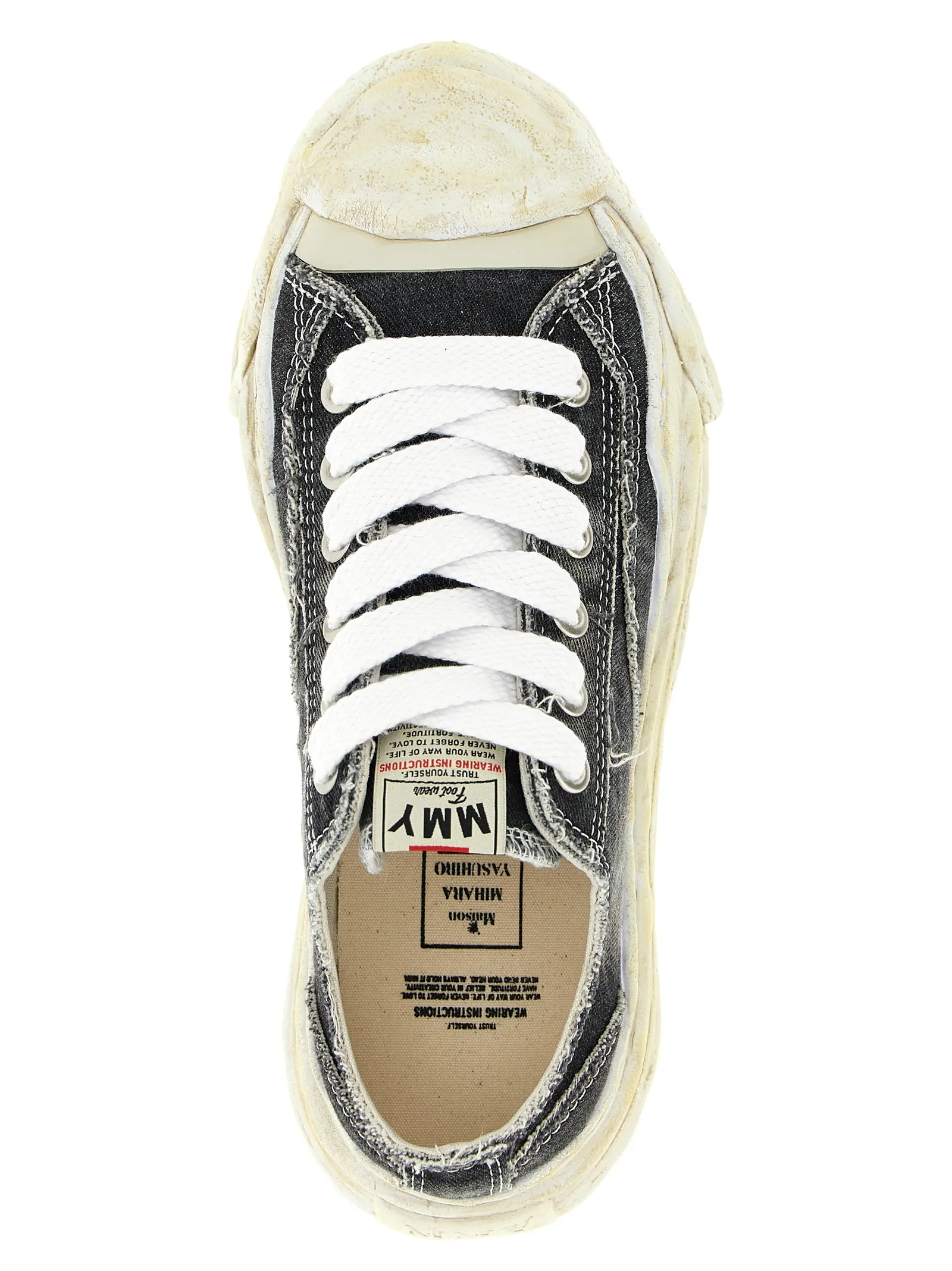 Кросівки Hank Maison Mihara Yasuhiro Чорні 4 'Hank' sneakers 100% cotton MAISON MIHARA YASUHIRO Black