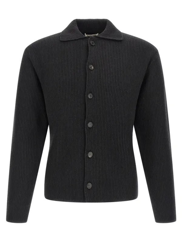 Ultra-fine wool cardigan AURALEE Black