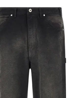 Workwear pants Man AURALEE Black