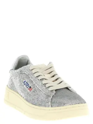 'Dallas' capsule 'Bloom' sneakers ADLWTI05 AUTRY Silver