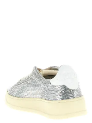 'Dallas' capsule 'Bloom' sneakers Woman AUTRY Silver