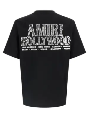 'Hollywood Tee' T-shirt AMTOJR1035001 AMIRI Black