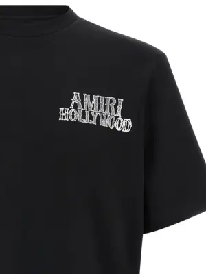 'Hollywood Tee' T-shirt Man AMIRI Black