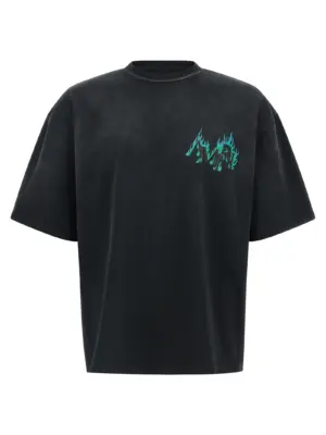 'Flames' T-shrt AMIRI Black