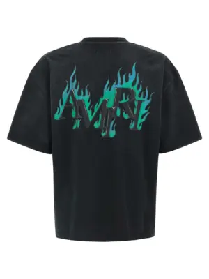 'Flames' T-shrt AMTOJR1115001 AMIRI Black