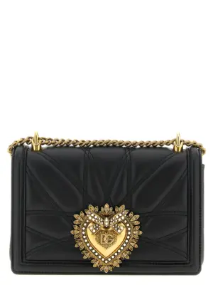 'Devotion' medium shoulder bag DOLCE & GABBANA Black