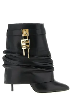 'Shark Lock Stiletto' ankle boots GIVENCHY Black
