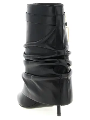 'Shark Lock Stiletto' ankle boots 100% sheepskin leather (Ovis Aries) GIVENCHY Black