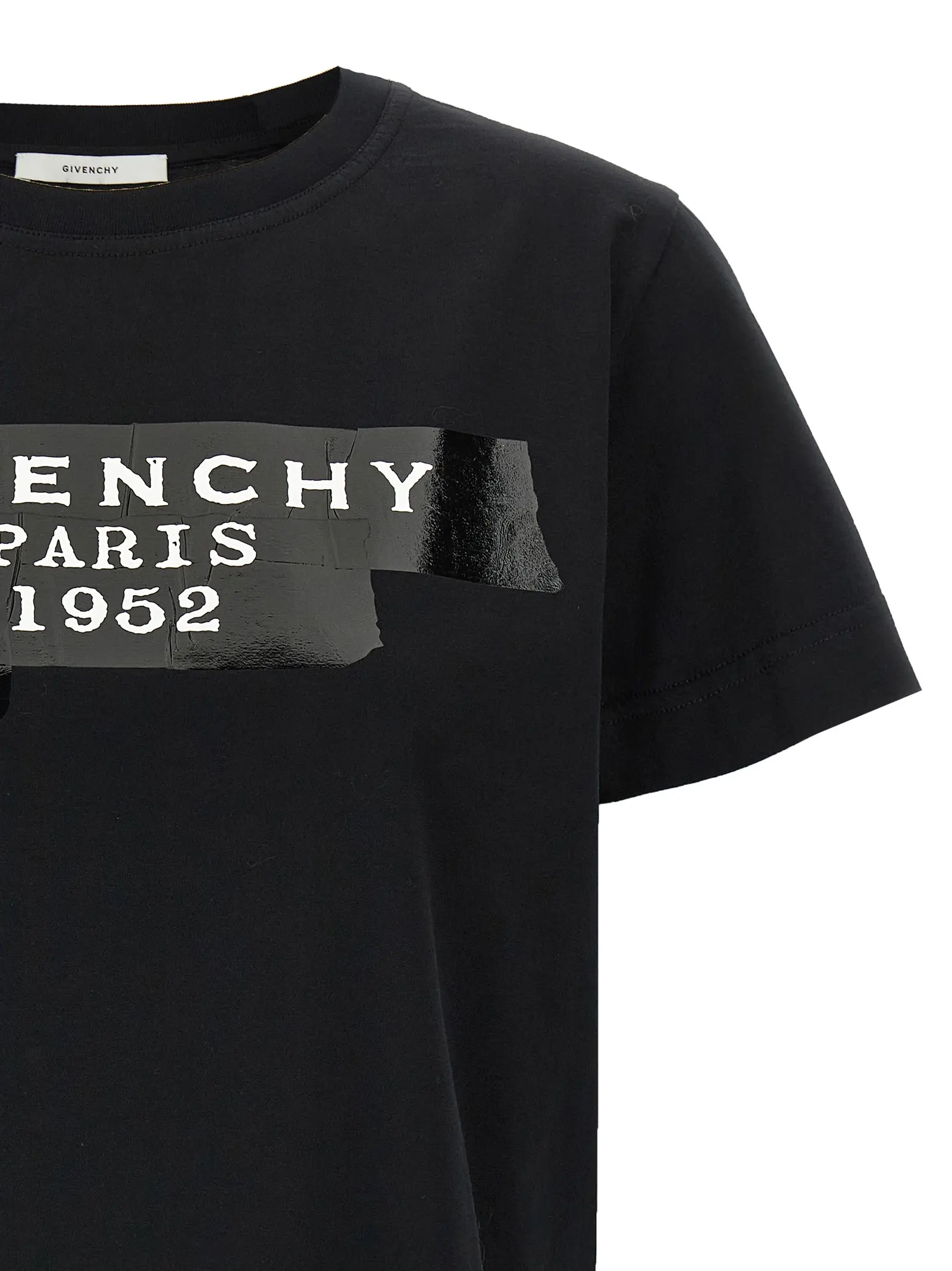 Футболка GIVENCHY Tape Givenchy Чорна 3 'GIVENCHY Tape' T-shirt Woman GIVENCHY Black
