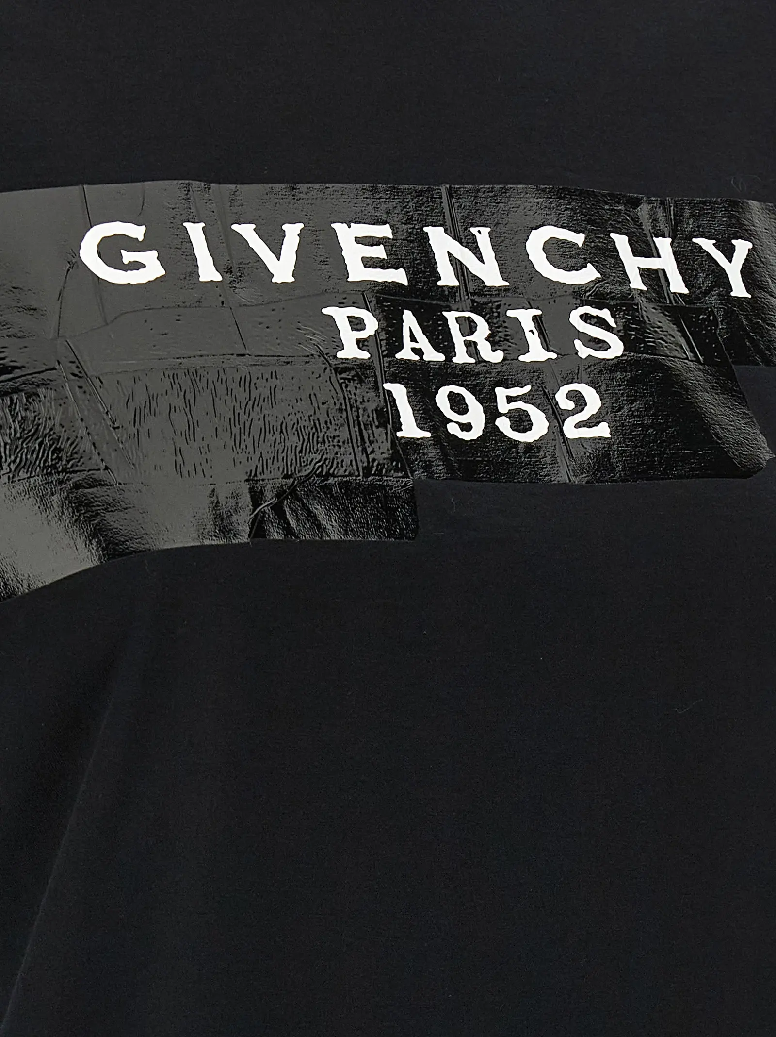 Футболка GIVENCHY Tape Givenchy Чорна 4 'GIVENCHY Tape' T-shirt 100% cotton GIVENCHY Black