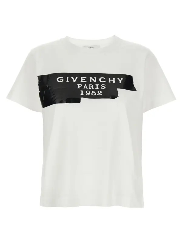 'GIVENCHY Tape' T-shirt GIVENCHY White/Black