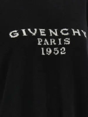 'GIVENCHY Paris 1952' sweater 70% wool 30% cachemire GIVENCHY Black