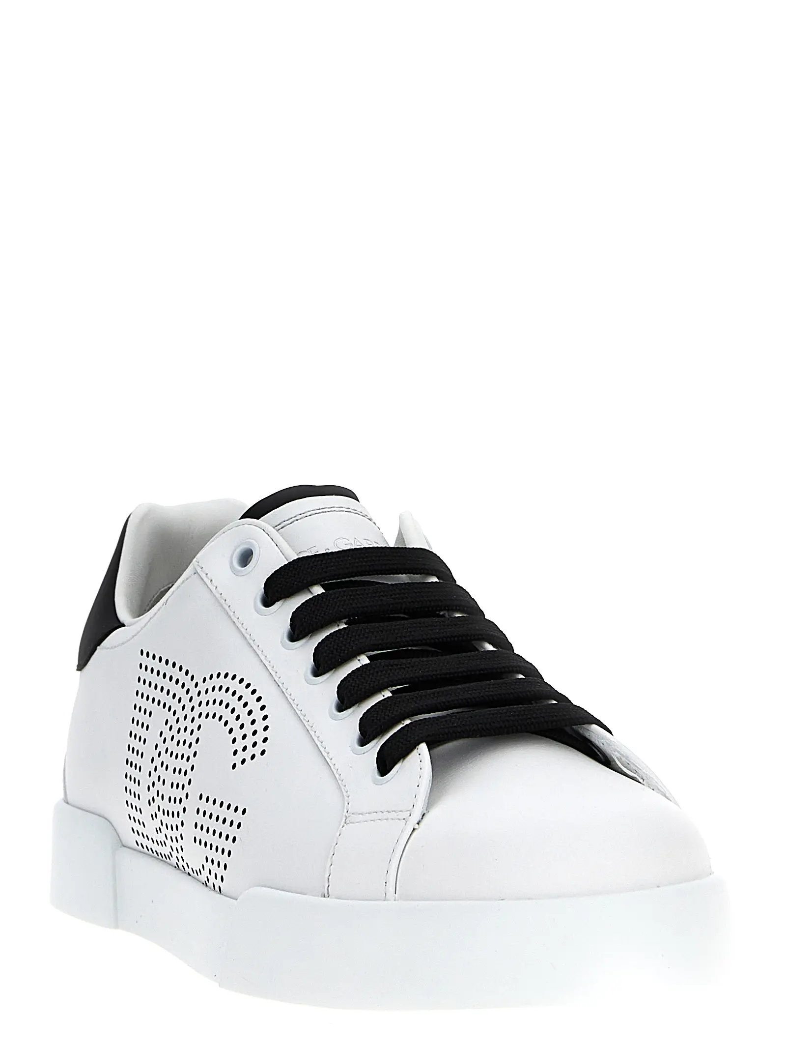 Кросівки Portofino Dolce Gabbana Чорно-білі 2 'Portofino' sneakers CS2324AV06689697 DOLCE & GABBANA White/Black