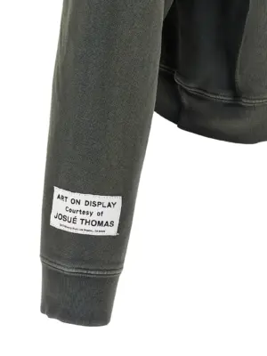 'Embossed logo' sweatshirt 100% cotton GALLERY DEPT. Gray