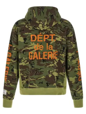 'Dépt. De La Galerie' hoodie DGH50045EDLRCAMO GALLERY DEPT. Green