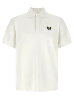 'Wild Tiger Gots' polo shirt KENZO White