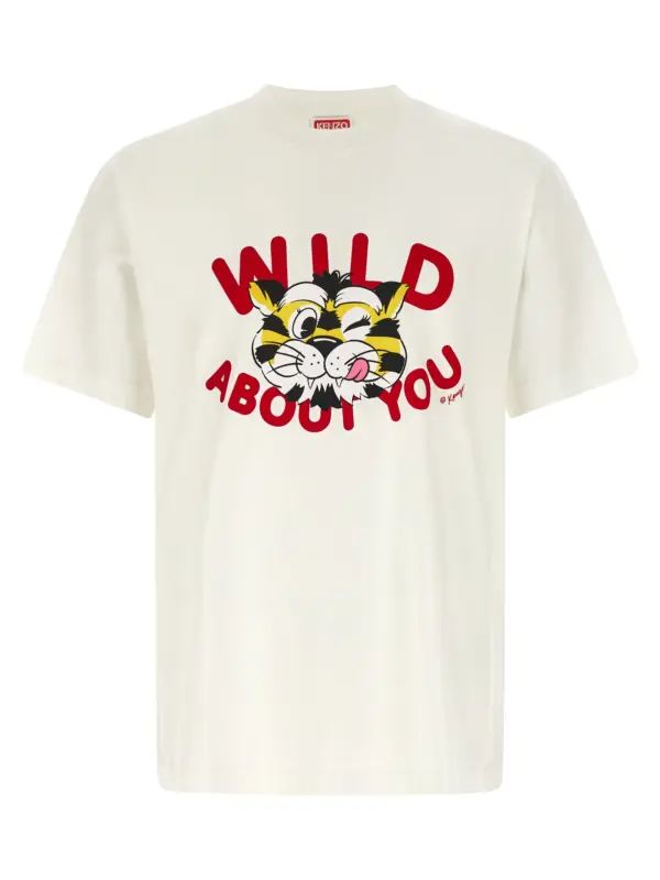 'Wild Tiger' T-shirt KENZO White