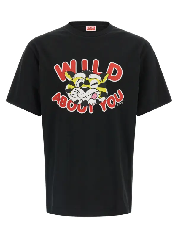 'Wild Tiger' T-shirt KENZO Black
