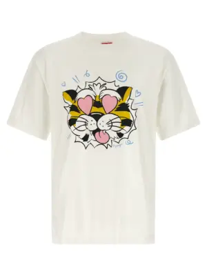 'Wild Tiger' T-shirt KENZO White
