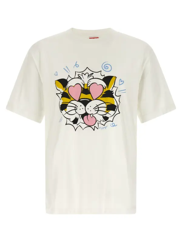 'Wild Tiger' T-shirt KENZO White