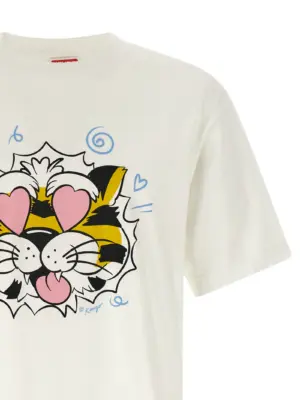 'Wild Tiger' T-shirt Man KENZO White