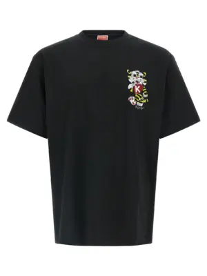 'Wild Tiger embroidered' T-shirt KENZO Black
