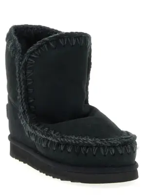 'Eskimo 18 Glitter Logo' ankle boots FW101050ABKBK MOU Black