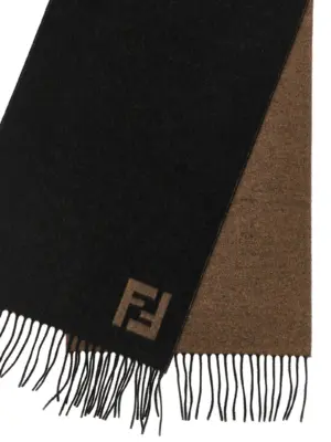 Double-sided scarf Man FENDI Multicolor