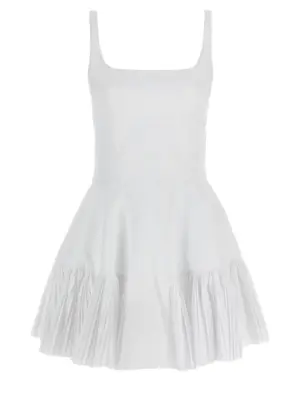 Pleated dress GIOVANNI BEDIN White