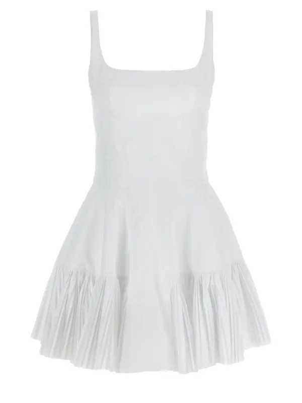 Pleated dress GIOVANNI BEDIN White