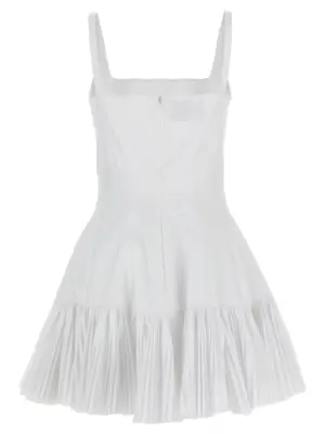 Pleated dress GB24050WHITE GIOVANNI BEDIN White