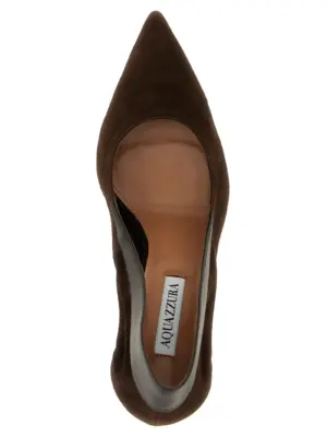 'Guanto' pumps 100% goat leather (Capra Hircus Hircus) AQUAZZURA Brown