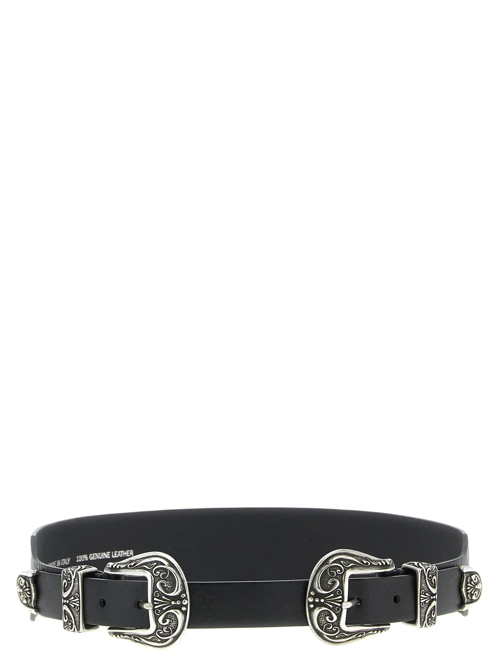 Ремінь Double Buckle Golden Goose Чорний 1 'Double Buckle' belt GOLDEN GOOSE Black