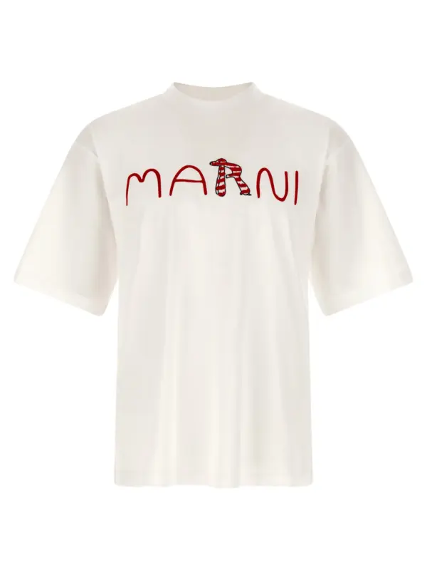 Logo T-shirt MARNI White
