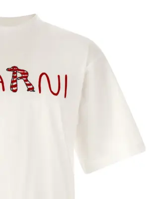 Logo T-shirt Man MARNI White