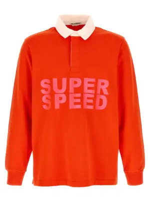 'Super Speed' polo shirt J.W.ANDERSON Red