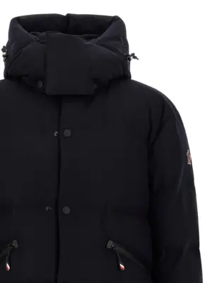 'Krun' down jacket 100% virgin wool MONCLER GRENOBLE Blue