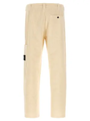 Velvet cargo pants K2S153100039S0212V0093 STONE ISLAND Beige