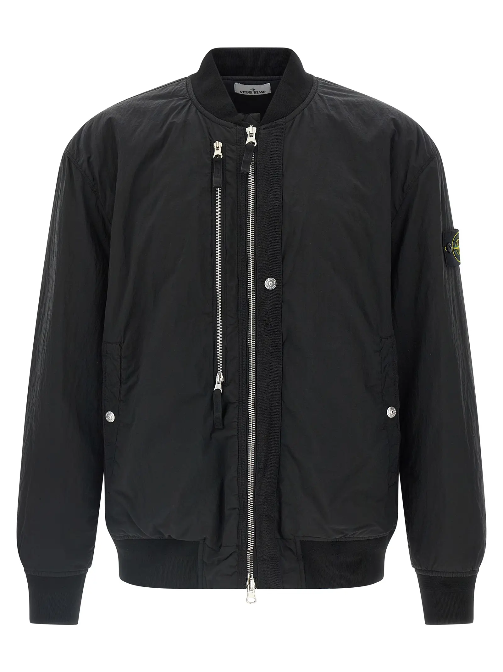 Бомбер 4100038 Stone Island Чорний 1 '4100038' bomber jacket STONE ISLAND Black