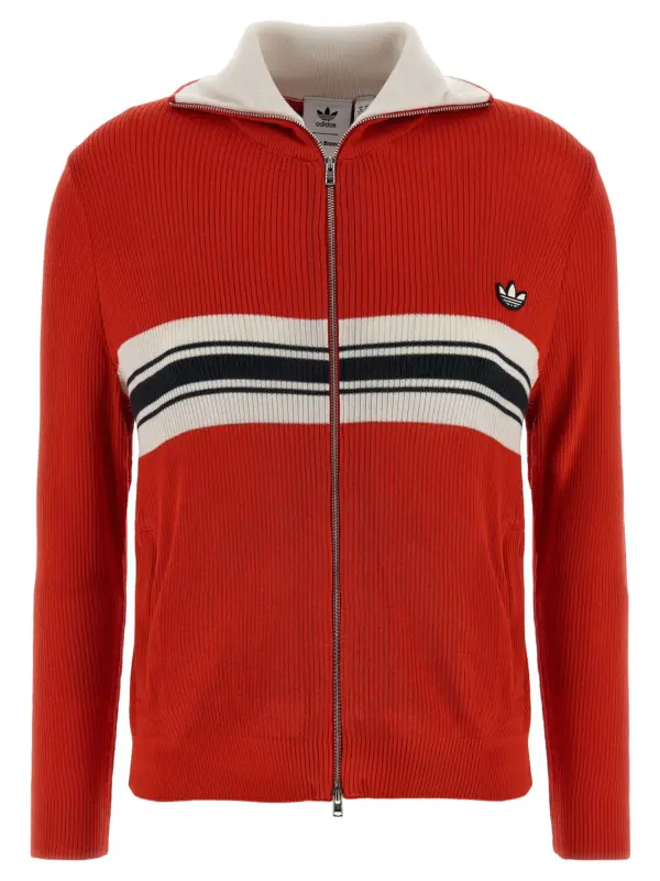 Adidas Originals by Wales Bonner ‘WB Track’ Sweatshirt ADIDAS ORIGINALS Red