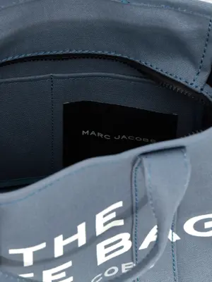 'The Canvas Medium Tote' shopping bag 100% cotton MARC JACOBS Blue