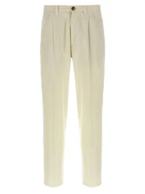Corduroy trousers BRUNELLO CUCINELLI Beige