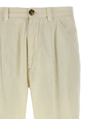 Corduroy trousers Man BRUNELLO CUCINELLI Beige